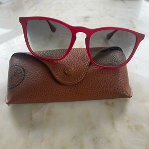Ray Ban Sunglasses, Red